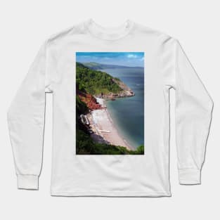 Oddicombe Beach Babbacombe Bay Devon Long Sleeve T-Shirt